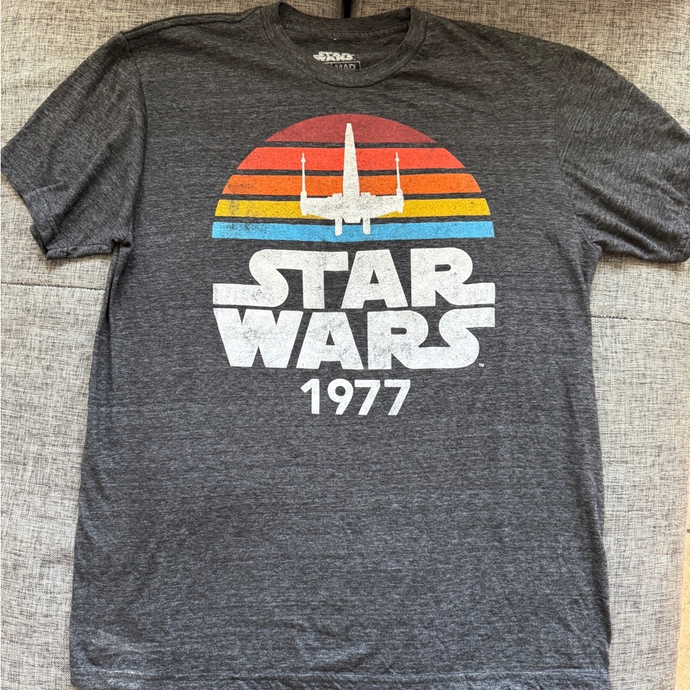 Star Wars 1977 Gray T-Shirt